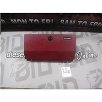 1987 - 1993 DODGE D250 LE OEM GLOVE BOX COMPARTMENT (RED) EXCELLENT CONDITION