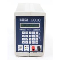 XiTron Technologies 2000 Portable V/A/T DC Calibrator Temperature Source