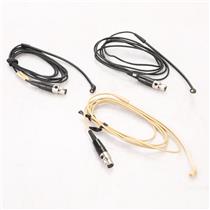 3 Shure B53SHU Omnidirectional Headset Microphones w/ Case & Clip #47055