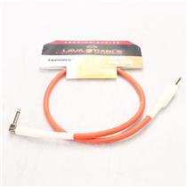 3' Lava Cable LCTHS3R Tephra 1/4" Straight-Right Angle Speaker Cable #47194