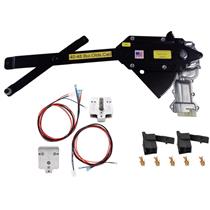 40-48 Buick 2DR Front Doors Power Window Kit with Nu-Cranks Switches Small Round