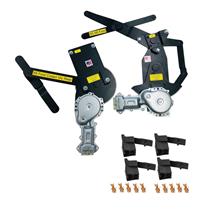 1955-1956 Ford 2DR Crown Victoria Front Doors & Rear Quarters Power Window Kit