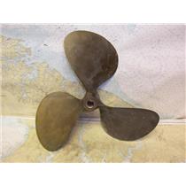 Boaters’ Resale Shop of TX 2209 2152.24 BRONZE 3 BLADE 17RH21 PROP FOR 1" SHAFT