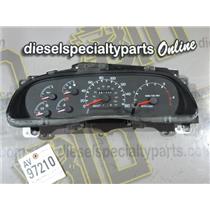 1999 2000 FORD F350 F250 XLT 7.3 DIESEL ZF6 4X4 OEM GAUGE CLUSTER KMH