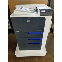HP COLOR LASERJET CP4525N PRINTER WITH TONERS EXPERTLY SERVICED WORKS EXCELLENT