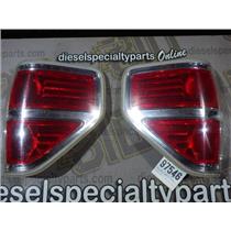 2011 - 2014 FORD F150 XLT LARIAT FX4 KING RANCH OEM TAIL LIGHTS (PAIR) SIGNAL
