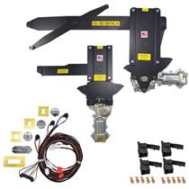 67-68 Impala 2DR Front Doors & Rear Quarters Power Window Kit with FTFG Switches