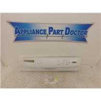 Whirlpool Dishwasher W10221930 W10221916 Control Panel Used