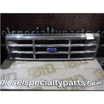 1992 - 1994 FORD F250 XLT 7.3 IDI DIESEL AUTO 4X4 OEM CHROME GRILL GRILLE