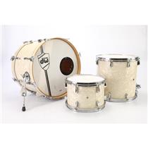 DW Classics Marine Pearl 22" Kick 16 Floor 13 Tom Slingerland Style Drums #48433