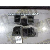 2004 2005 CHEVROLET 3500 6.6 LLY DIESEL 4X4 AUTO OEM DASH VENTS (4) CHARCOAL