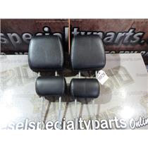 2004 2005 2006 FORD F150 LARIAT CREWCAB OEM LEATHER HEAD RESTS (BLACK) SET