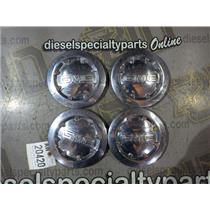 2008 2009 GMC 1500 DENALI CREW 6.2 AUTO 4X4 OEM WHEELS CAPS CHROME SET 4