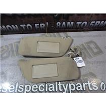 2003 2004 FORD F350 F250 LARIAT OEM INTERIOR SUNVISORS (PAIR) BEIGE TAN SET