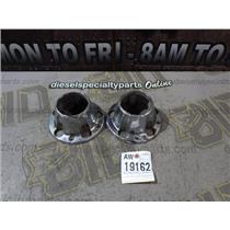 1992 - 1997 FORD F150 XLT 5.0 MANUAL 4X4 OEM FRONT CHROME METAL WHEEL CAPS *PAIR