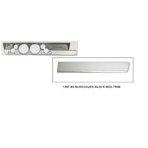 1967-1969 Plymouth Barracuda Aftermarket Bezel Glove Box Trim