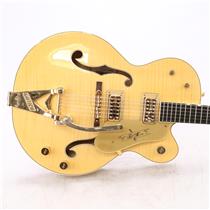 Gretsch G6120AM Blonde Flame Maple Hollowbody Guitar w/ Ray Butts Filter'Tron #46018