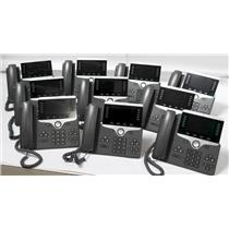 Lot of 10 Cisco CP-8841-K9 5 Programmable Line Key 5 inch. Color VoIP Phone SIP