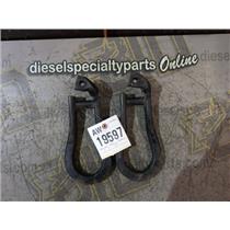 2008 2009 GMC 3500 SIERRA  6.6 LMM DIESEL AUTO 4X4 FRAME MOUNT TOW HOOKS (PAIR)