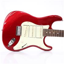 Mercurio Red Strat Stratocaster Electric Guitar Interchangeable Pickups #50809