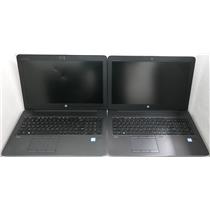 Lot 2 HP ZBook 15 G3 i7 15.6in FHD CRACKED SCREEN NOT TURNING ON NO RAM SSD READ