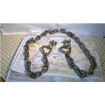 Boaters' Resale Shop of TX 2309 2241.02 LIFTING BRIDLE of 6 FT OF 3/8" SS CHAIN