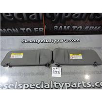 2003 2004 FORD RANGER XLT 4.0 6 CYL EXT CAB OEM INTERIOR SUN VISORS (GREY) SET