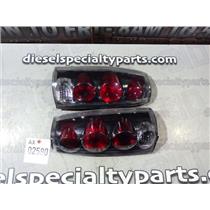 1999 2000 GMC 3500 6.5 DIESEL NV4500 4X4 SMOKED TAIL LIGHTS (PAIR) GM254-U1RW2