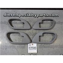 1999 2000 GMC 3500 6.5 DIESEL NV4500 4X4 CREWCAB INNER DOOR HANDLE TRIM (GREY)