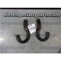 1999 2000 GMC 3500 6.5 DIESEL NV4500 4X4 FRONT FRAME MOUNT TOW HOOKS (PAIR)