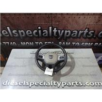 2009 - 2010 DODGE 1500 5.7 HEMI AUTO 4X4 CREWCAB OEM LEATHER WRAPPED STEER WHEEL