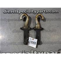 2006 2007 GMC SIERRA 2500 3500 6.6 LBZ DIESEL OEM FRONT FRAME TOW HOOKS (PAIR)