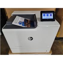 HP COLOR LASERJET M653DN COLOR LASER PRINTER EXPERTLY SERVICED - NO TONERS -