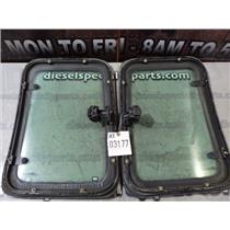 2001 2002 FORD F350 F250 XL XLT LARIAT EXTENDED CAB REAR SIDE WINDOWS GLASS SET