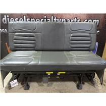 2003 - 2009 GMC C4500 KODIAK CREWCAB OEM LEATHER REAR BENCH SEAT BED POWERED