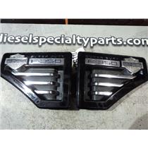 2008 2009 2010 FORD F350 F250 6.4 DIESEL HARLEY DAVIDSON OEM FENDER EMBLEMS PAIR