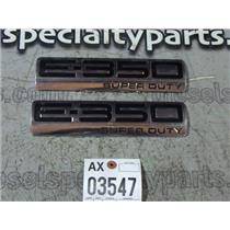 2006 2007 FORD E350 CUBE VAN E-SERIES 5.4 AUTO 2WD OEM E350 SUPERDUTY EMBLEMS