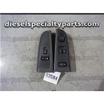 2003 2004 GMC SIERRA SLT EXTENDED CAB INTERIOR WINDOW LOCK SWITCHES (2) CHARCOAL