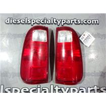 2008 2009 FORD F350 F250 HARLEY DAVIDSON 6.4 DIESEL AUTO OEM TAIL LIGHTS (PAIR)