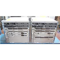 Pair of Cisco C9407R Catalyst 9400 Series Switches w C9400-LC-48U / C9400-LC-48H