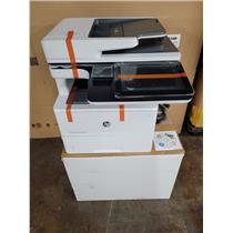 -NEW- HP LaserJet Enterprise MFP M527dn Printer New Unused Open Box Machine