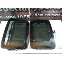 2005 2006 FORD F350 LARIAT XLT EXTENDED CAB REAR SIDE WINDOW GLASS TINTED PAIR