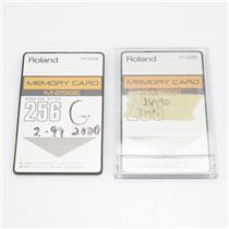 2 Roland M-256E Ram 32K Bytes Memory Cards for D50 JD990 JV1080 JV2080 #54267