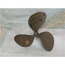 Boaters’ Resale Shop of TX 1909 2422.32 BRONZE 3 BLADE 15LH17 PROP 1-1/8" CUP