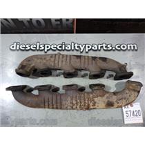2003 2004 FORD E350 CUBE VAN 6.0 DIESEL OEM EXAUST MANIFOLDS SET (2) 1840770C1