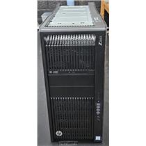 HP Z840 workstation 2X Xeon 3.4GHz E5-2643 V3,64GB,512SSD,3TB HDD GTX1070 NO OS