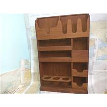 Boaters' Resale Shop of TX 2405 2445.01 WOODEN BULKHEAD GALLEY 24x37" ORGANIZER