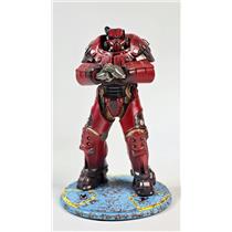 Fallout Power Armor Statue Hot Rod Flames Statue