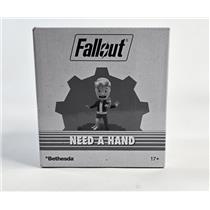 Fallout Figurine Vault Boy Need a Hand B&W - NEW