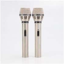 2 AKG D-190ES Cardioid Dynamic Microphones w/ Cases #54551